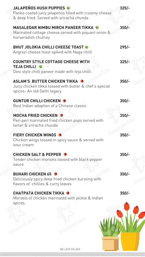 mocha kanpur menu